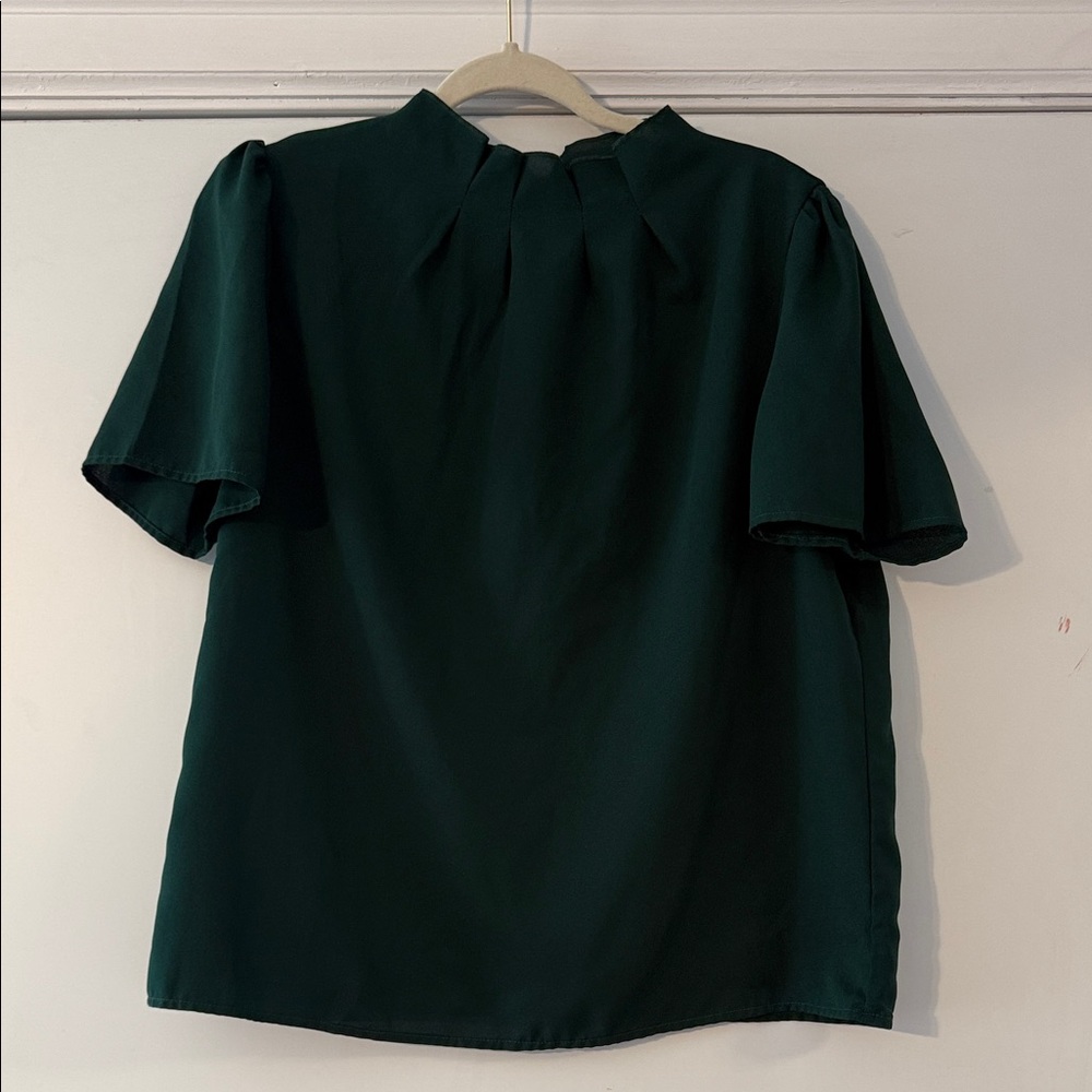 Elegant Dark Green Women's Top